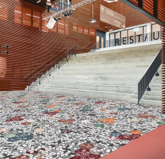 Forbo Modul'up Compact Graphic 9309UP43C dark kubik фото 2 | FLOORDEALER